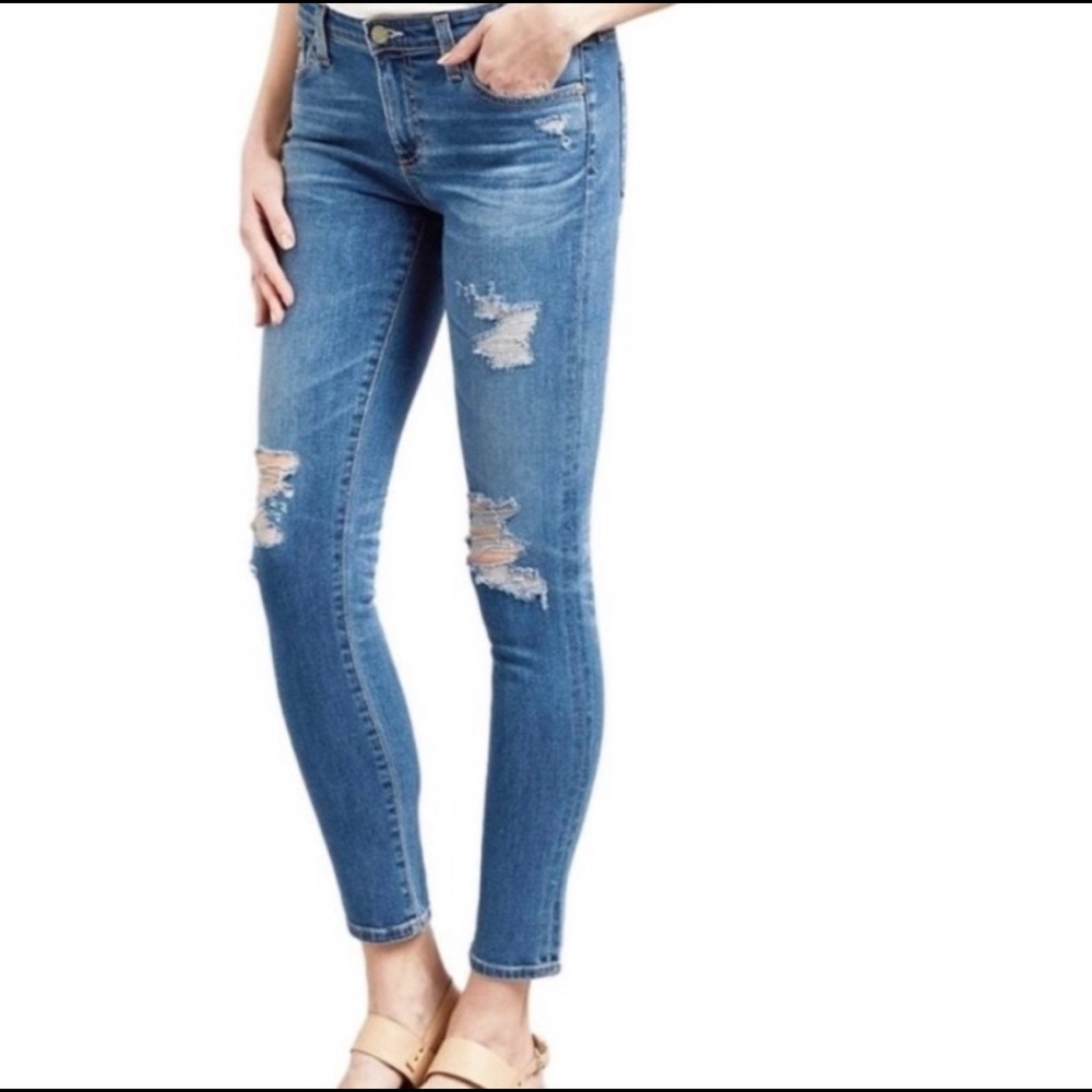 AG “The Legging Ankle” super skinny ankle denim